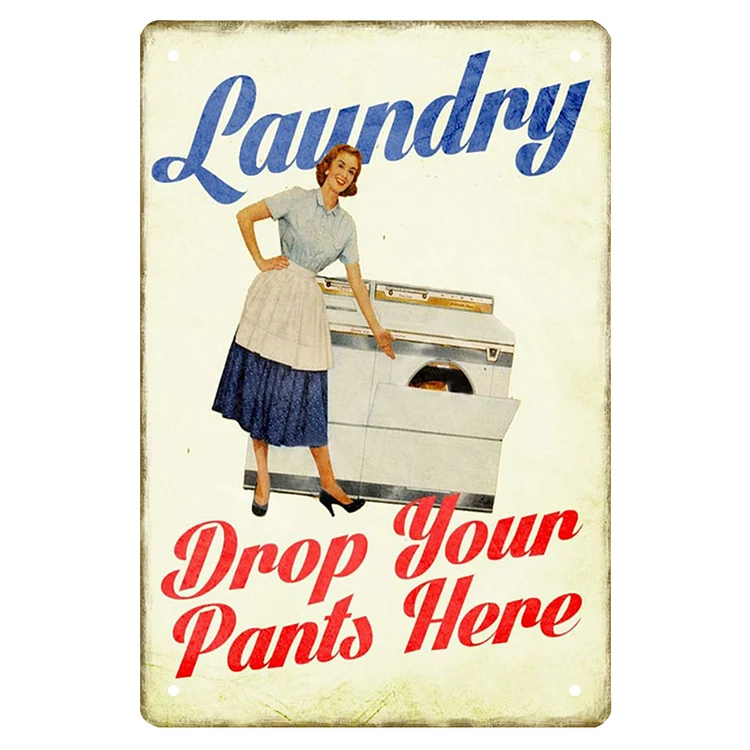 Laundry Service - Vintage Tin Signs/Wooden Signs 8*12Inch/12*16Inch