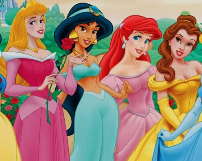 

Disney Princess Girls – Paint By Numbers - 40*50CM, 501 Original