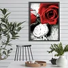 Diamond Painting-DIY Full Round Drill Rose Clock