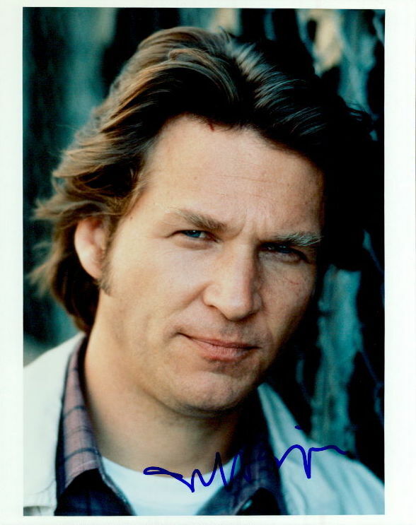 Jeff Bridges in-person signed 8x10 Photo Poster painting