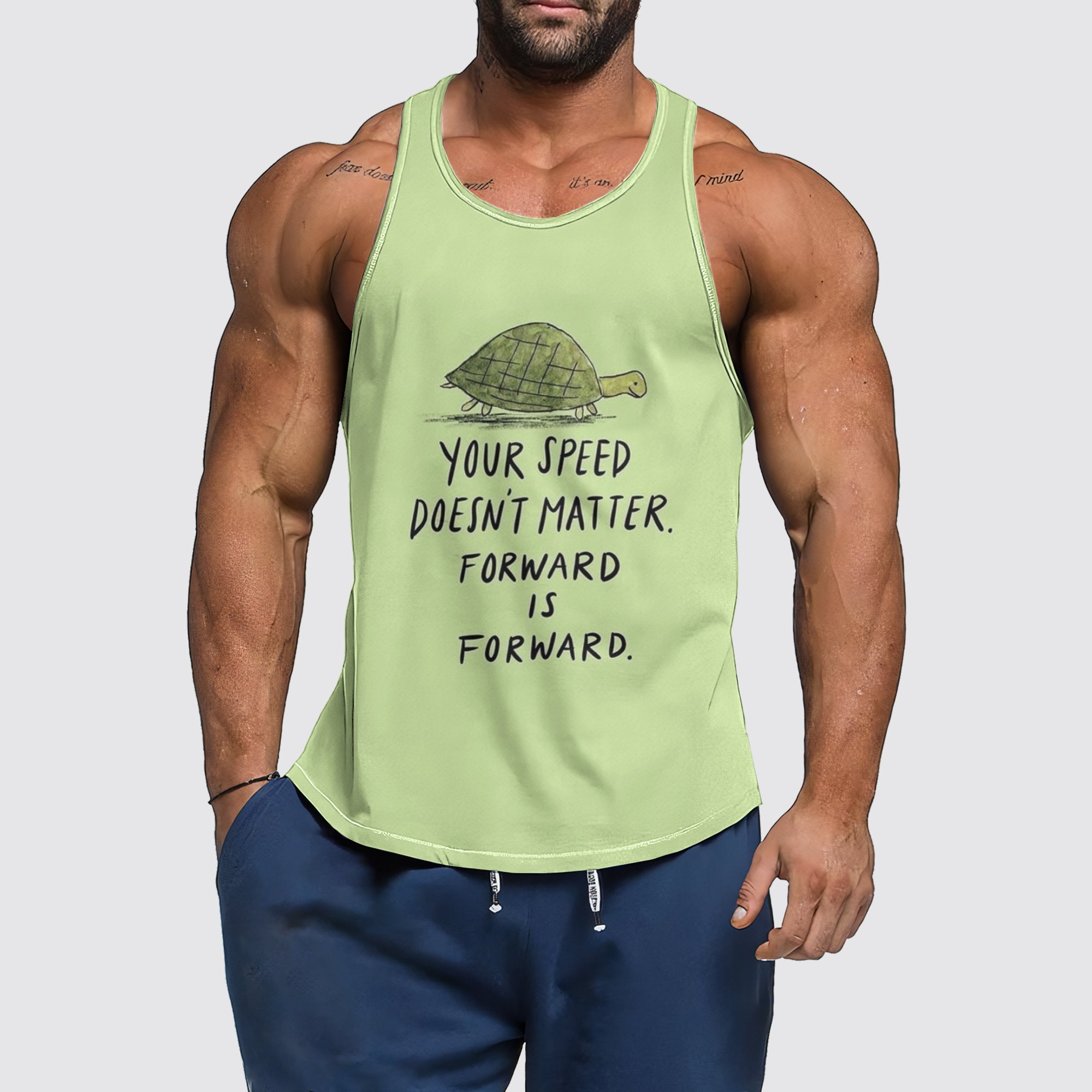 Ultimate Gym Tank Top for Men: Stay Cool and Comfy During Intense Workouts- AA06183