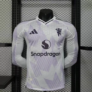 2025/2026 Player Version Long Sleeve Manchester United Away Football Shirt 1:1 Thai Quality