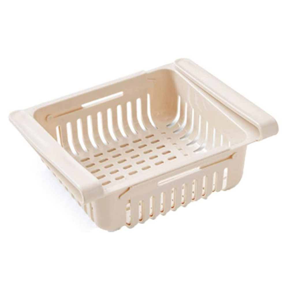 

Kitchen Refrigerator Storage Box Stretchable Drawer Rack Storage Basket, 501 Original