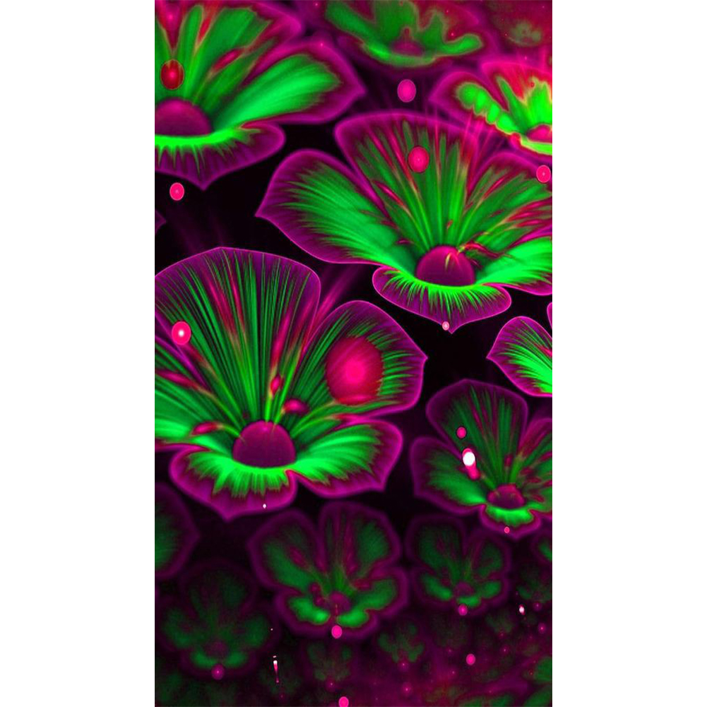 

Abstract Flower - Round Drill Diamond Painting - 30*50CM, 501 Original