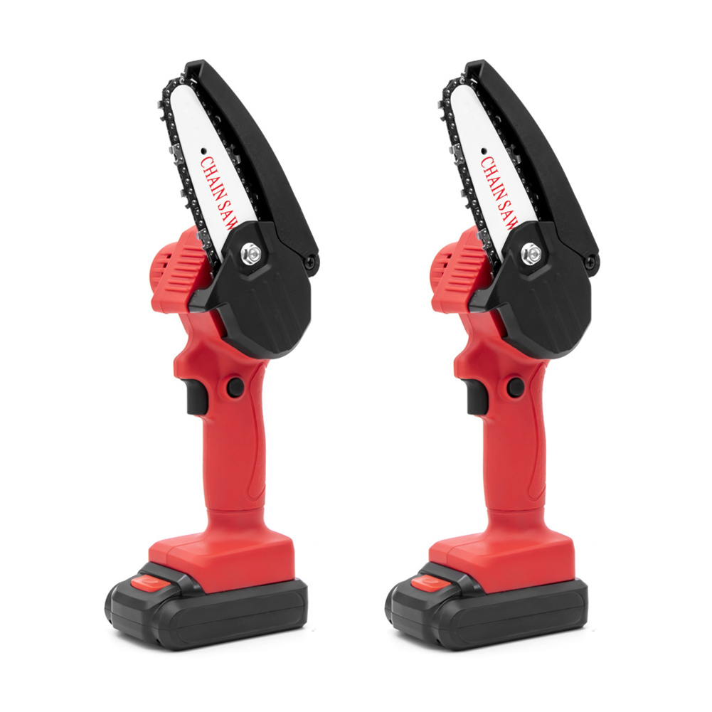 

4 inch Mini Electric Chain Saw Woodworking Pruning Garden Tool with Battery, Us, 501 Original