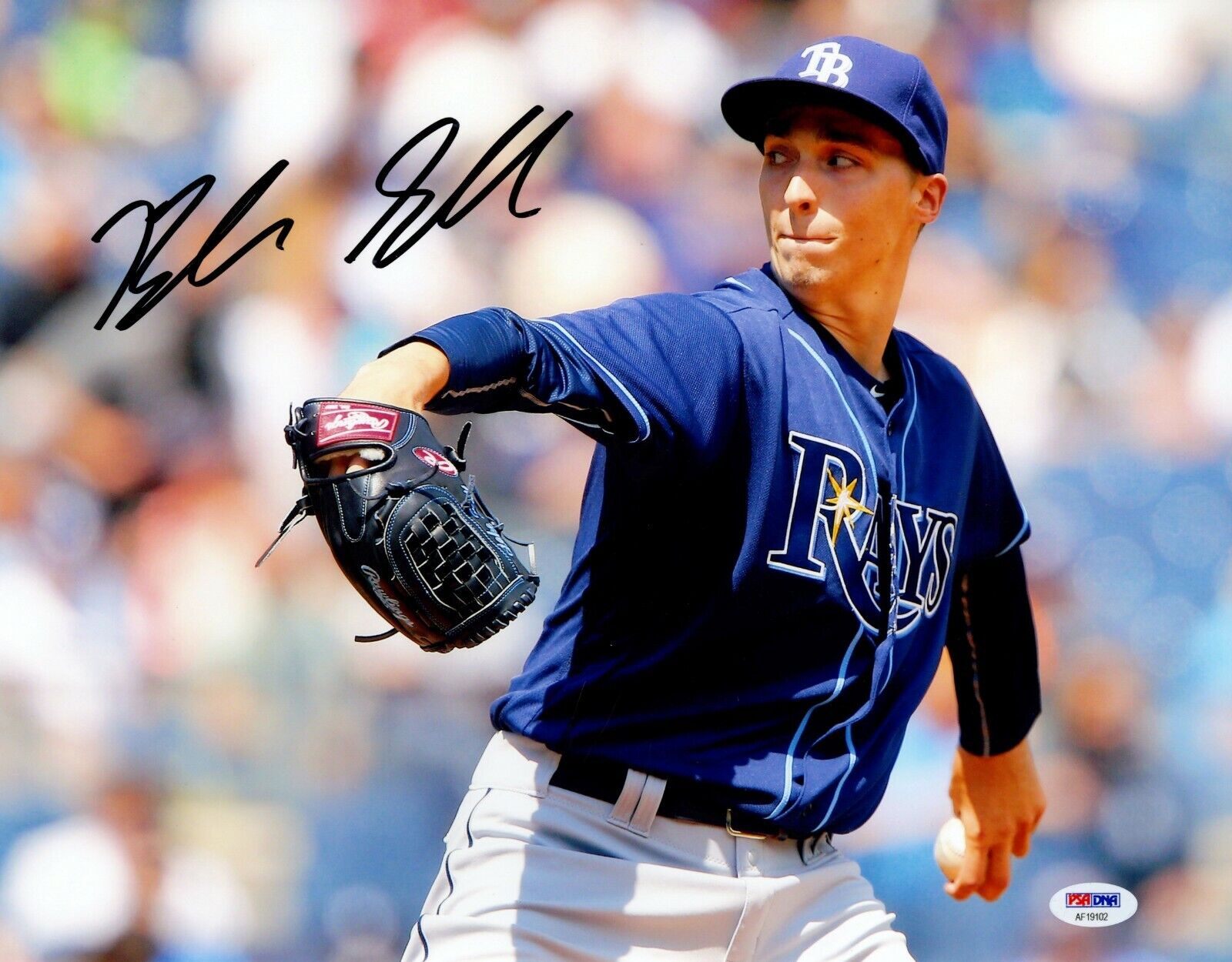 Blake Snell Signed 11x14 Photo Poster painting PSA COA Auto Rookie RC Rays Photo Poster paintinggraph Cy Young