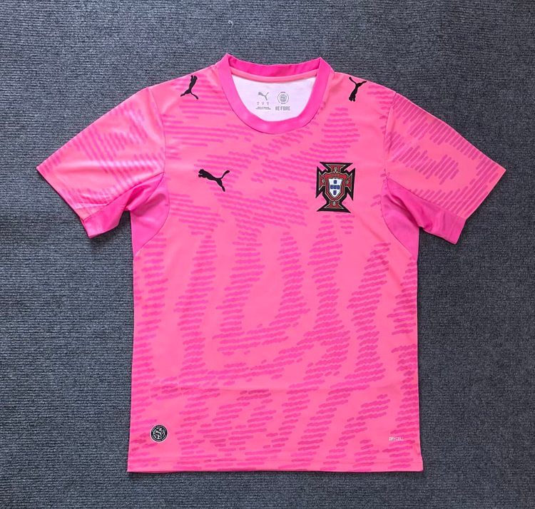 2026-27 Portugal Goalkeeper Pink Jersey - Fan Edition