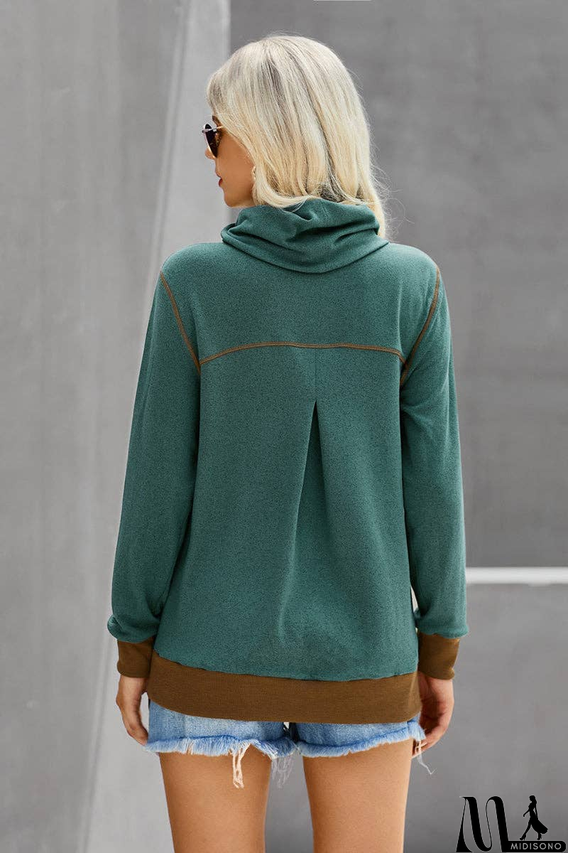 MidiSono - Cozy Chic Turtleneck Top