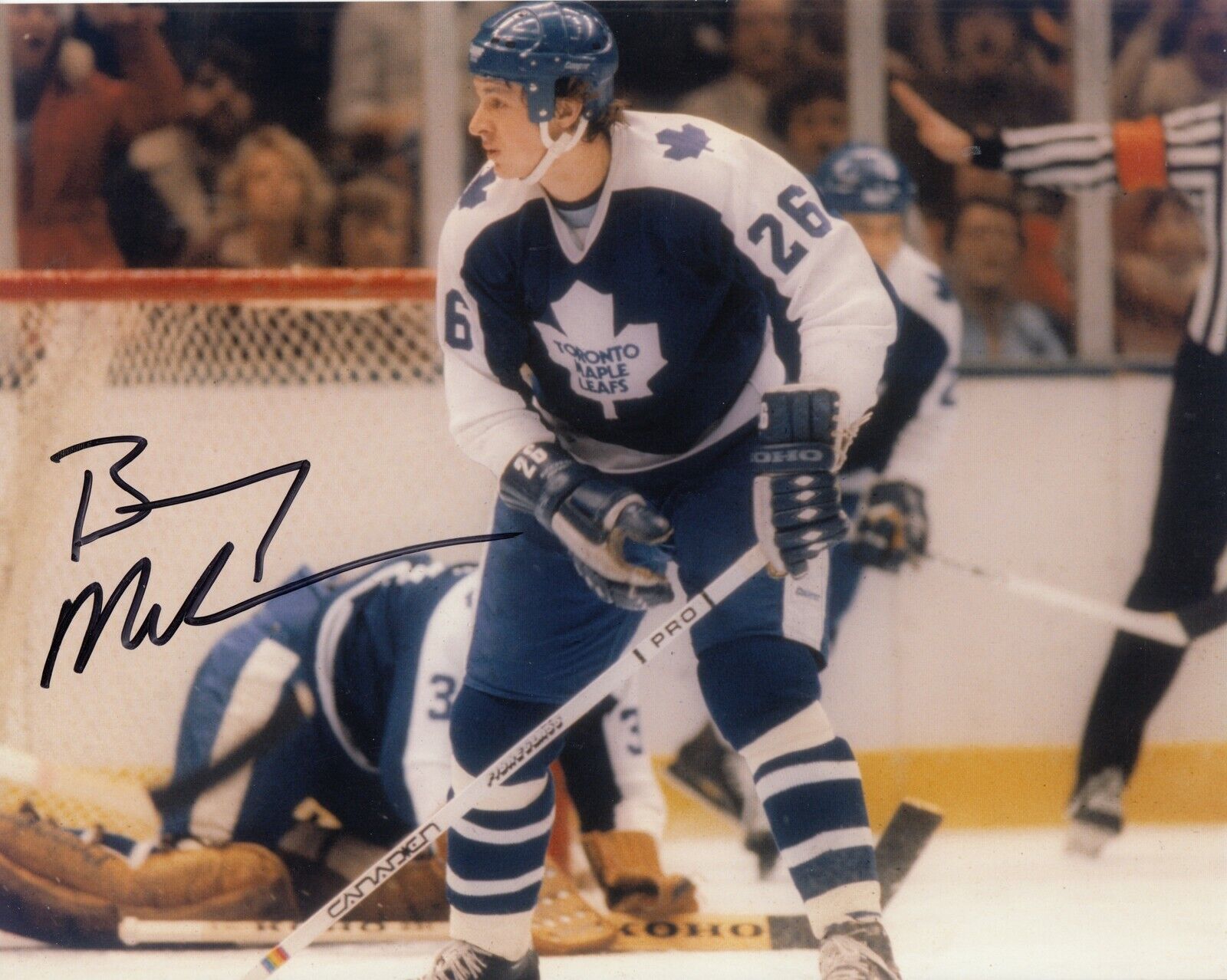 Barry Melrose #1 8x10 Signed Photo Poster painting w/ COA Toronto Maple Leafs 032419