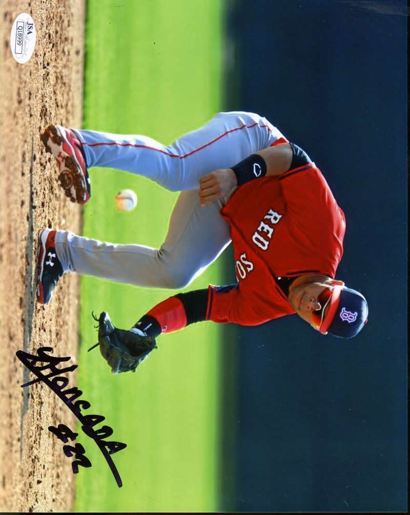 Yoan Moncada Signed Jsa Coa 8x10 Photo Poster painting Authentic Autograph