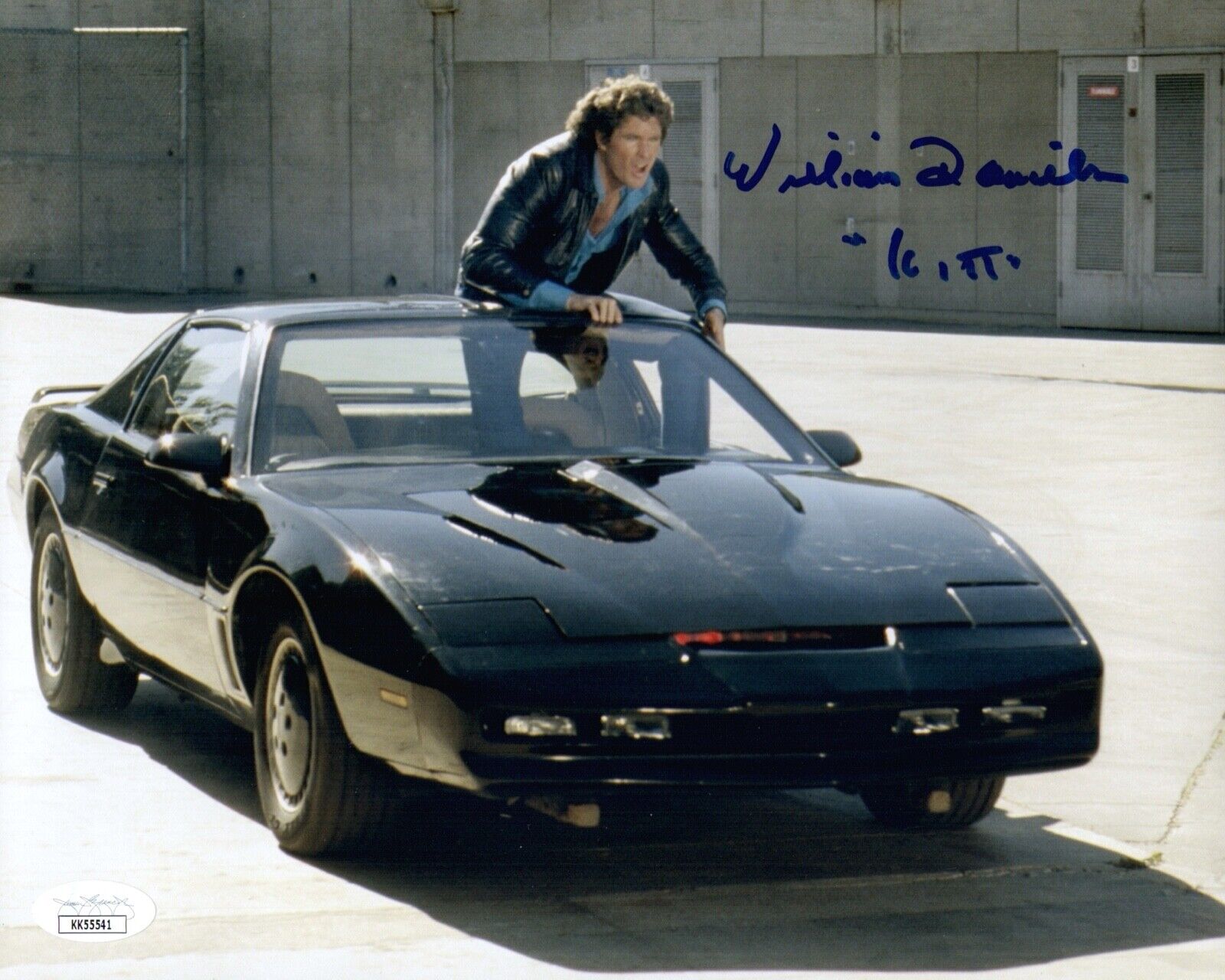 William Daniels Signed KITT Knight Rider 8x10 Photo Poster painting Autograph JSA COA Cert