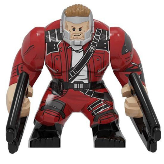 Star Lord Custom Marvel Superhero Large Minifigure Minifigure Bricks monstertoys
