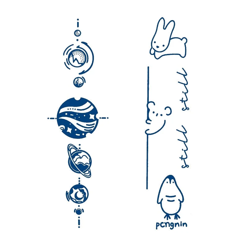 GHHF51-200 herbal juice tattoo stickers semi-permanent lasting men and women tattoo waterproof sweat plant juice tattoo stickers