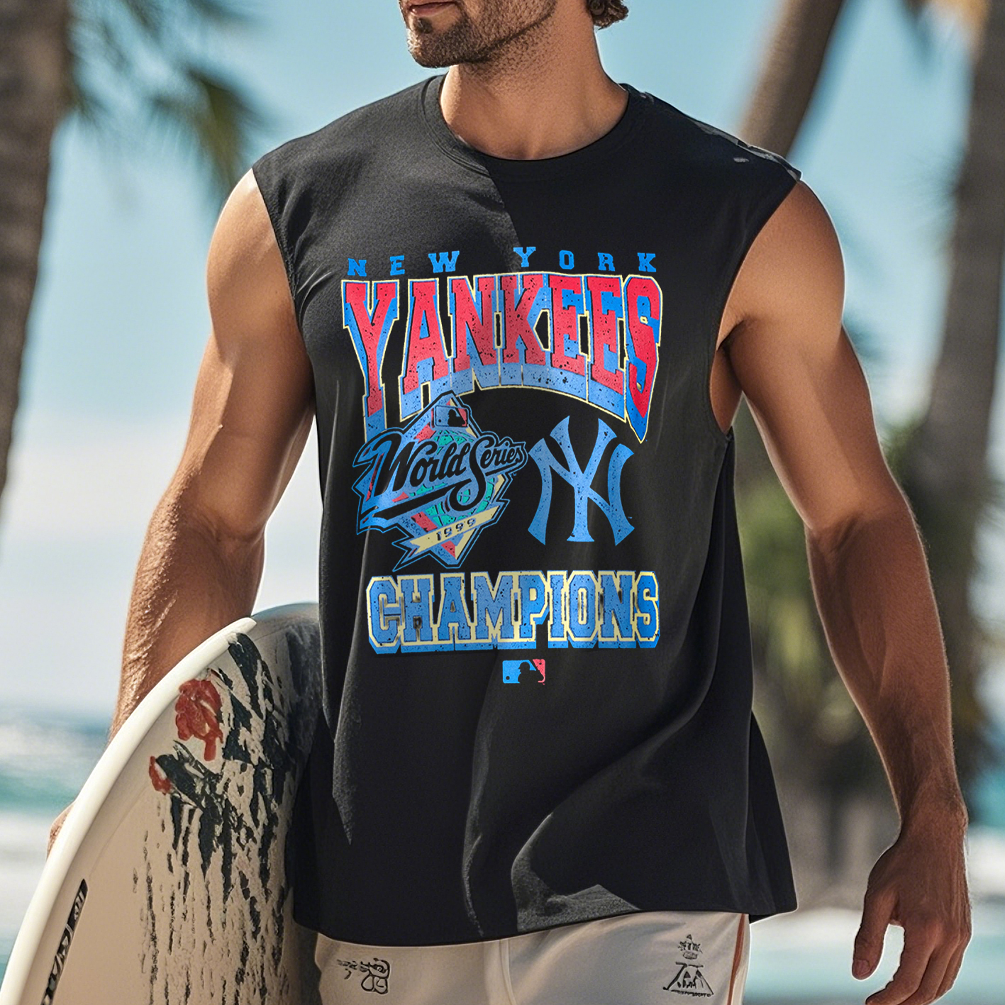 MLB NEW YORK YANKEES Oversized Cotton Tank Top