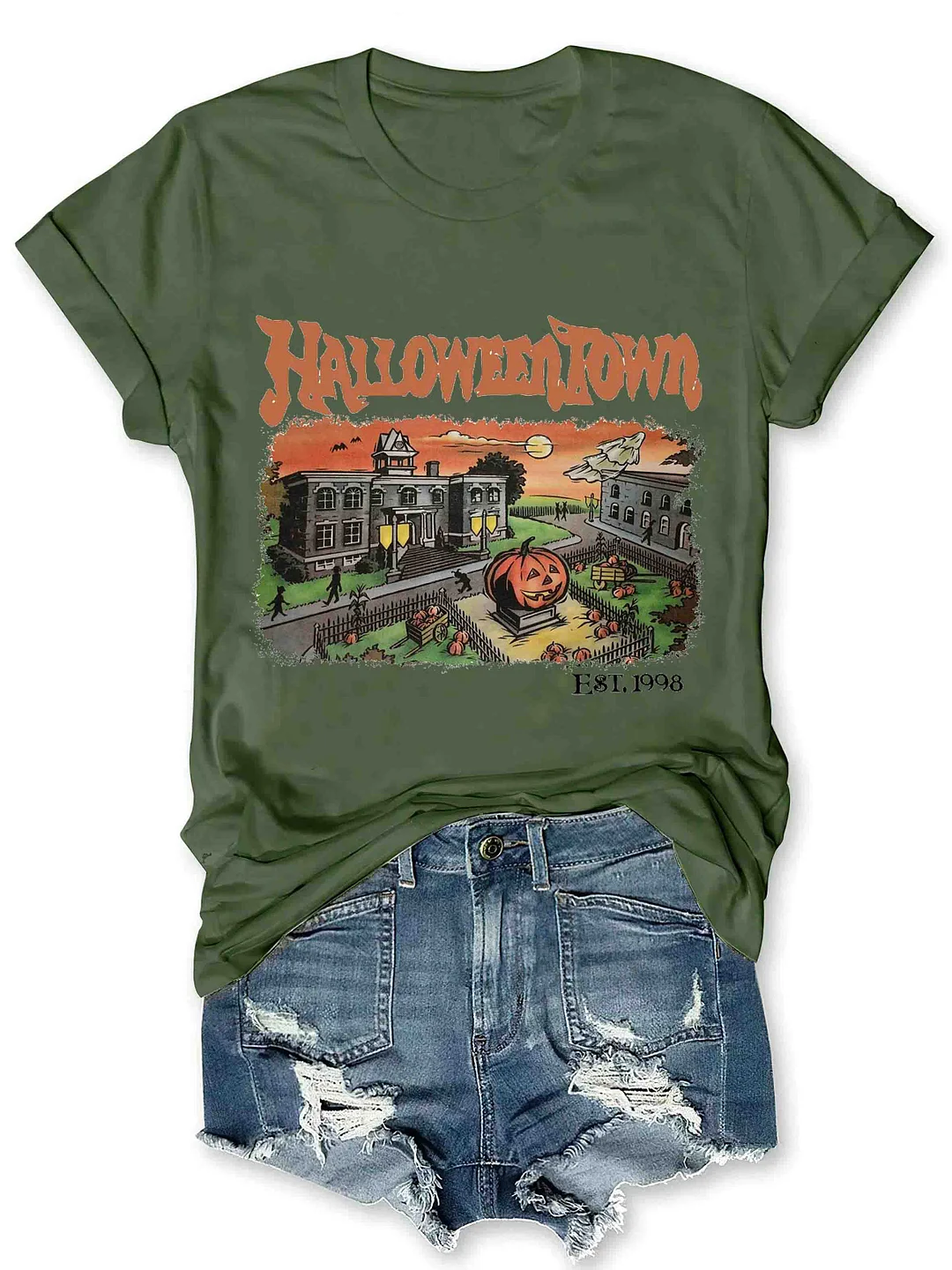 Halloweentown Printed T-Shirt