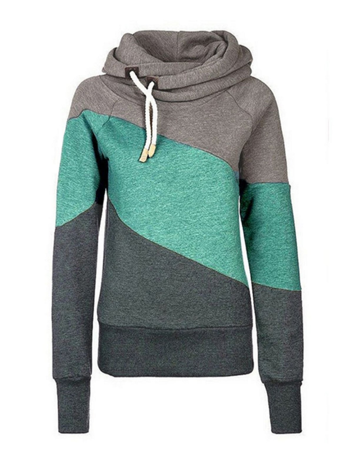 Cotton-blend Casual Hoody