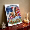 (Pre-Framed)Memorial day-Special Shape Diamond Painting Kit(25x25cm)