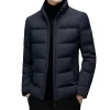 Men's stand collar casual down jacket