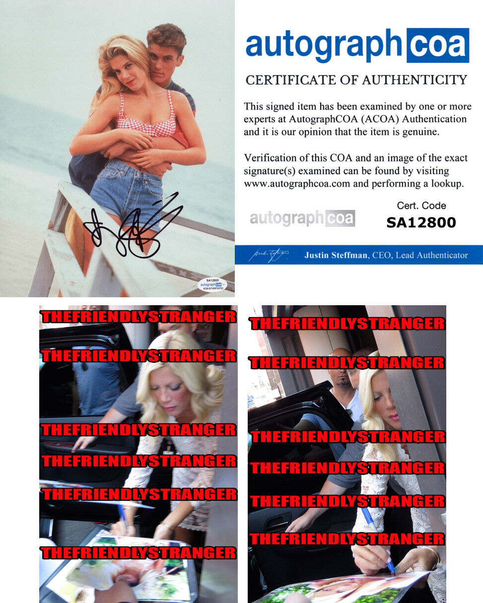 TORI SPELLING signed Autographed BEVERLY HILLS 90210