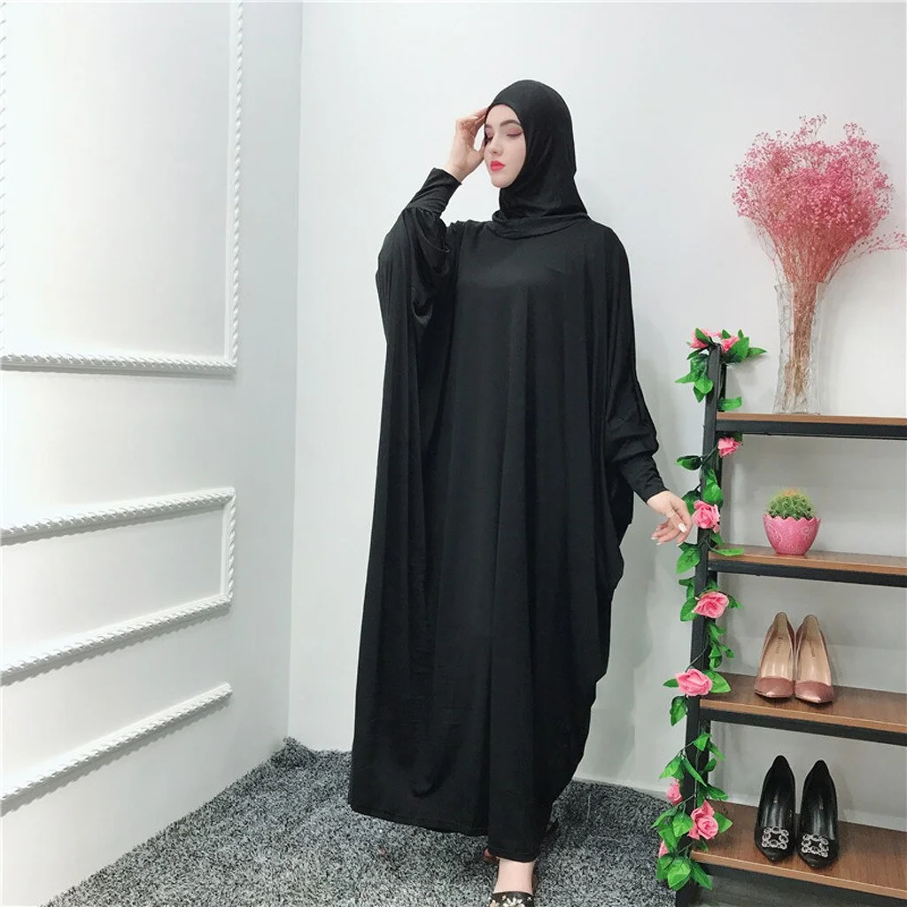 Muslim Women Long Abaya Eid Mubarak Dubai Abaya Arabic Dress Turkish Traditional Kaftan Marocain Vestidos Largos Ramadan