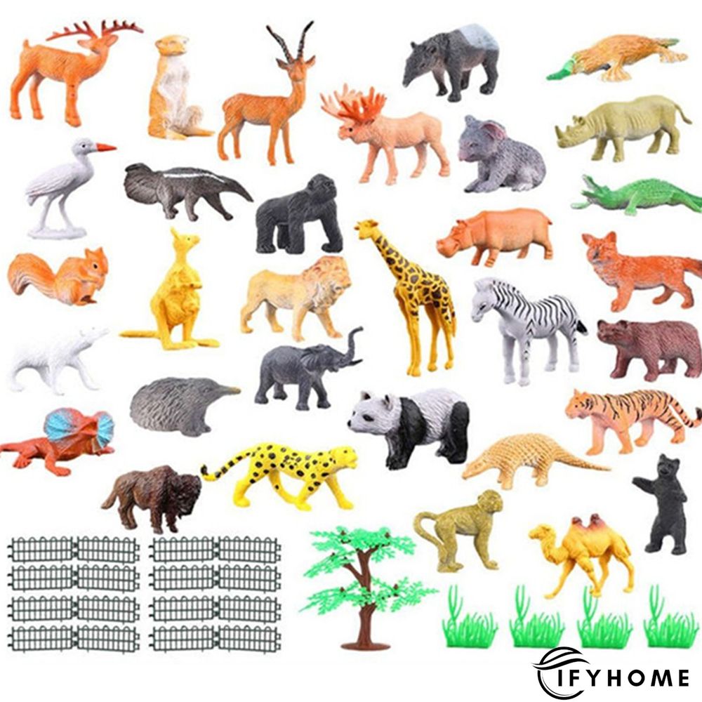 Animal Toy Simulation Mini Jungle Dinosaur Wildlife Model Wild Zoo toy | IFYHOME