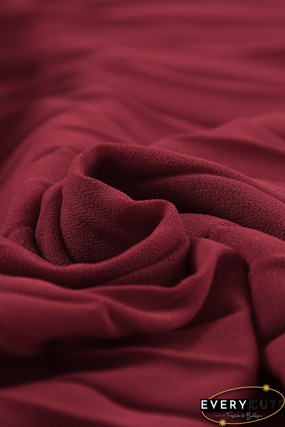 Red Lace Scalloped V Neck 3/4 Sleeves Pleated Tulle Plus Maxi Dress