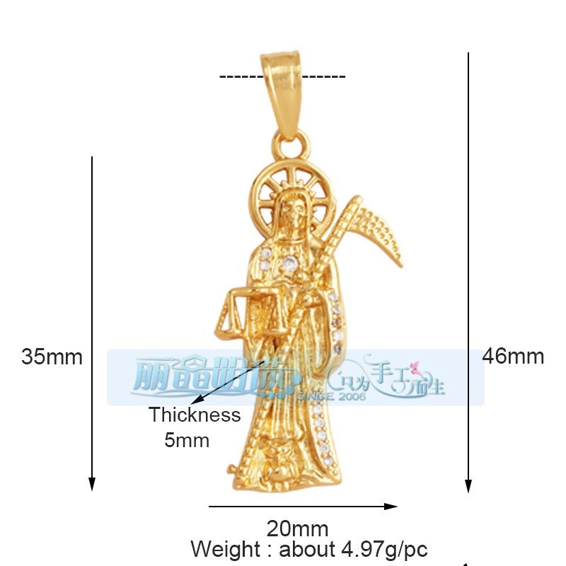 1 Piece 17*24mm 20 * 23mm Copper Human Pendant Jewelry Accessories