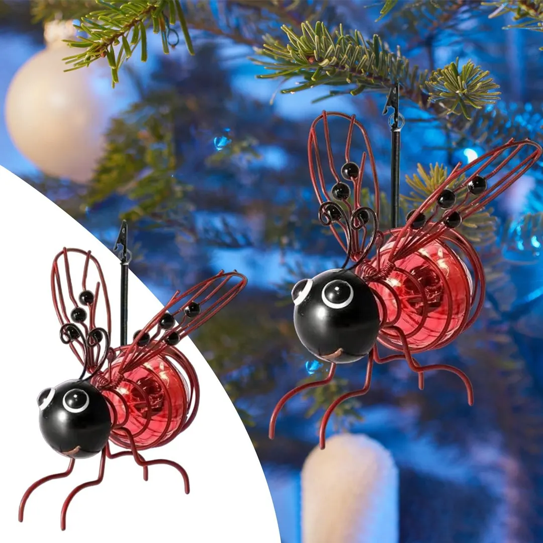 🐞🐝Solar Hanging Insect Simulation Light