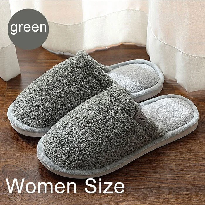 Large Size 43-47 Women Fur Slippers Casual Solid Suede Beautiful Winter Slippers Women Memory Foam Home Shoes Woman