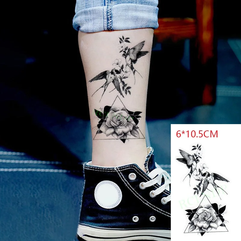 Waterproof Temporary Tattoo Sticker lovely bamboo panda animals tatto flash tatoo fake tattoos for kids men women