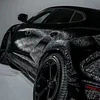 PET Forged Carbon Fiber Color-Changing Film Carbon Fiber Ghost Black Interior And Exterior Car Film Car, Electric Car, Motorcycle Modification Film