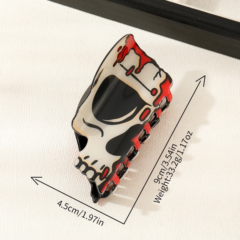 Halloween Funny Women’s Color Block Arylic Hair Claws