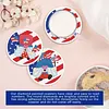 8pcs DIY Diamond Painting Coaster Kit With Holder - Gnome