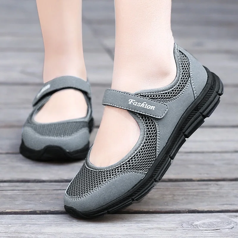New Women Flats 2020 Spring Summer Ladies Mesh Flat Shoes Women Soft Breathable Sneakers Women Casual Shoes Zapatos De Mujer