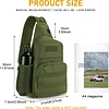 Taktisch Brusttasche Military Schultertasche Tactical Chest Sling Pack MOLLE Armee Crossbody Bag Milit&auml;risch Umh&auml;ngetasche Mini Single Strap Rucksack f&uuml;r Reisen Wandern Camping