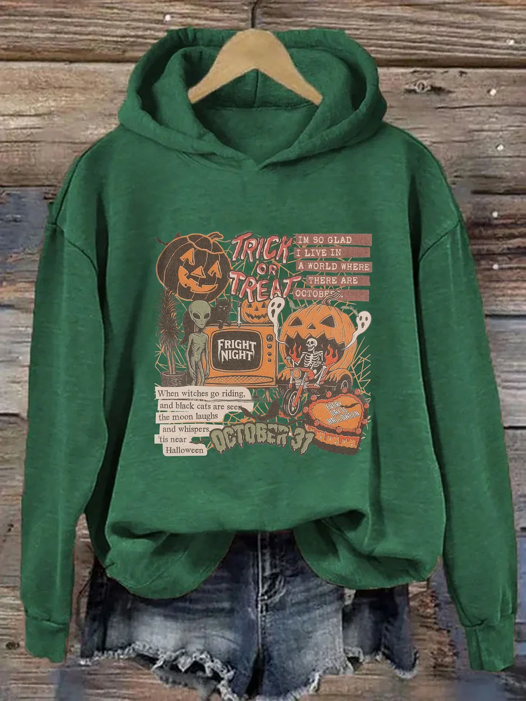 Halloween Collage Hoodie
