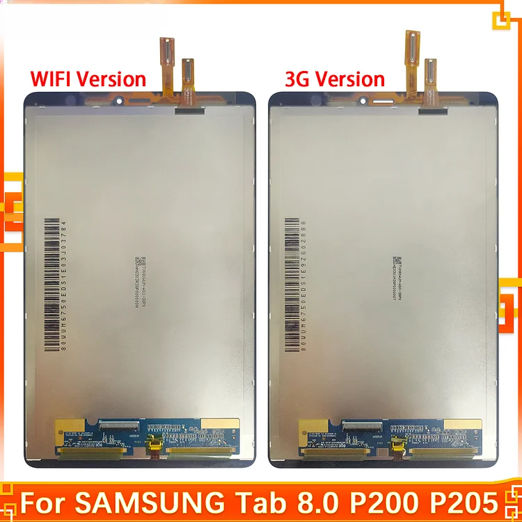 100% Tested LCD For Samsung Tab A 8.0 2019 SM-P205 SM-P200 P205 P200 LCD Display Monitor Touch Screen Digitizer Panel  Assembly