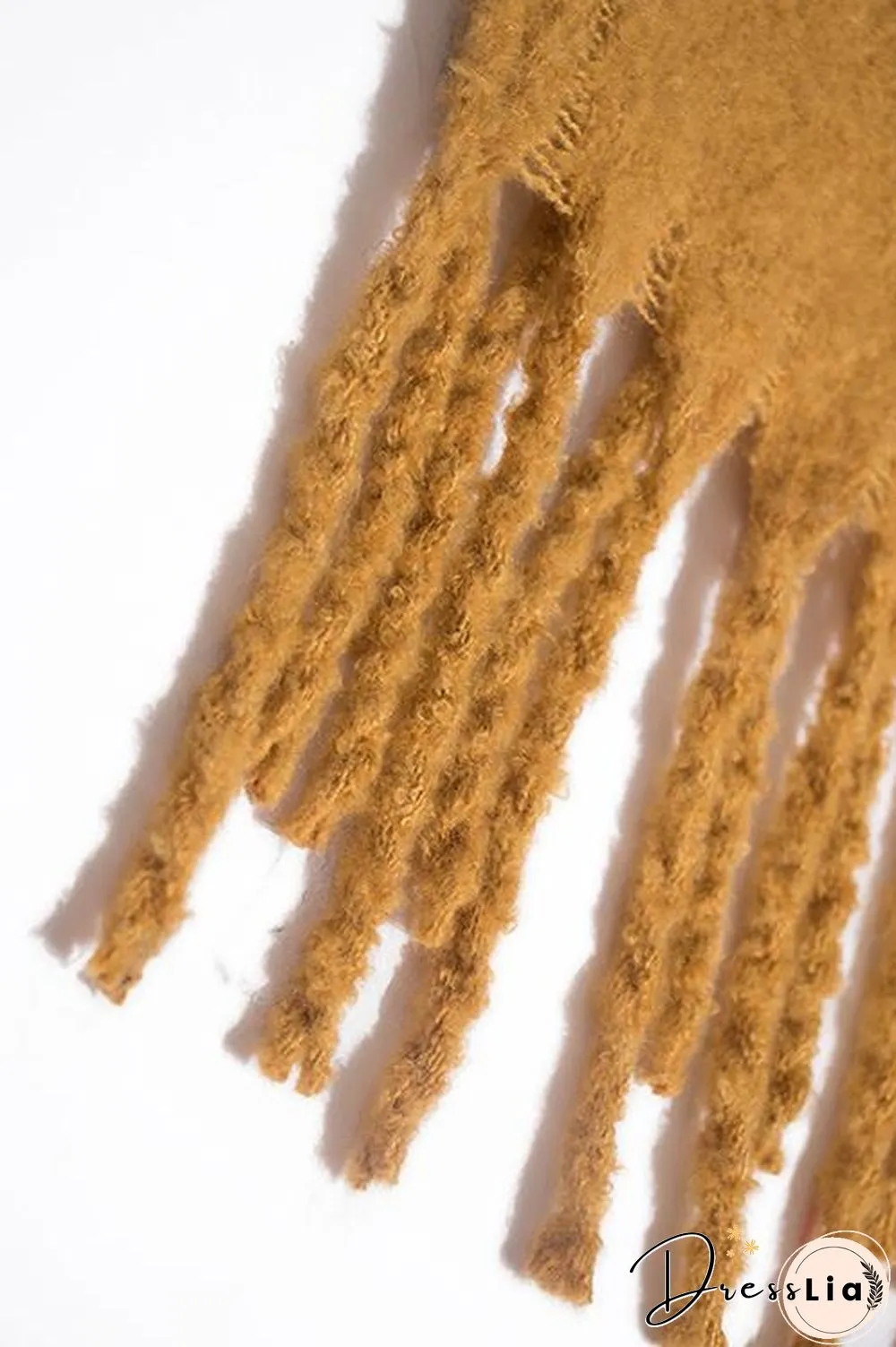 Solid Tassels Cardigan