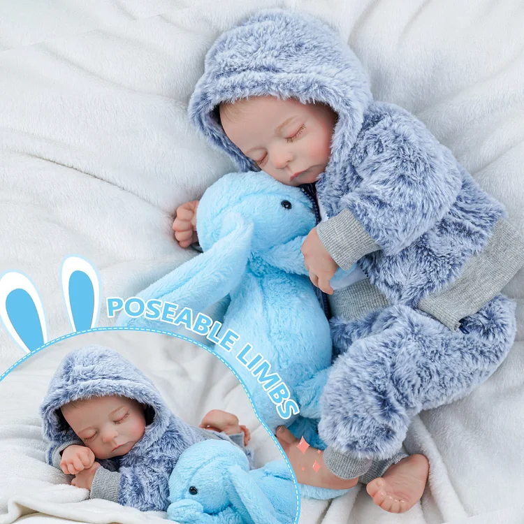 Reborn Baby Dolls Babeside 17 Inch Realistic Lifelike Baby Soft