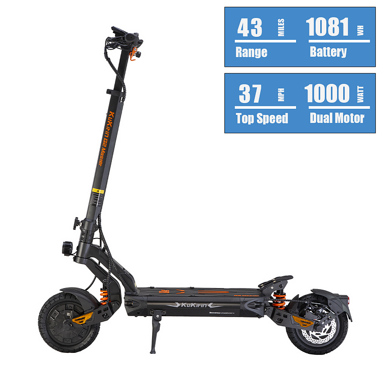 KUKIRIN G2 Master Electric Scooter | Sleek Dual 1000W Motor Off-Road Scooter[2025 Edition]