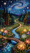 Luxury AB Velvet Diamond Painting Kit - Starry Mosaic