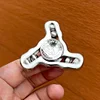 Classic Three-Leaf Wild Boar Finger Tip Gyroscope Decompression Toy Handmade Copper Finger Gyroscope Rotating EDC Manual Spinner Decompression Toy