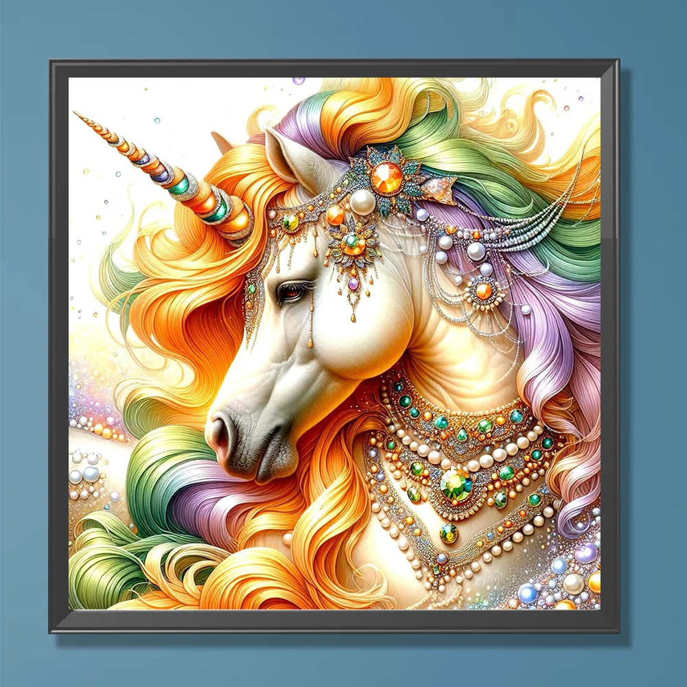 Diamond Painting - Full Round Drill - Unicorn(Canvas|30*30cm)