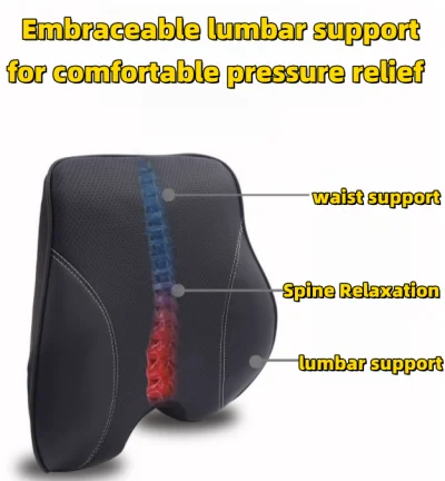 Car Seat Memory Foam Lumbar Support Car Pair Car Pillow Neck Support Pillow