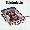 (US Local)Puppy Special Shaped A5 5D DIY Diamond Art Painting Notebook Kit for Friends