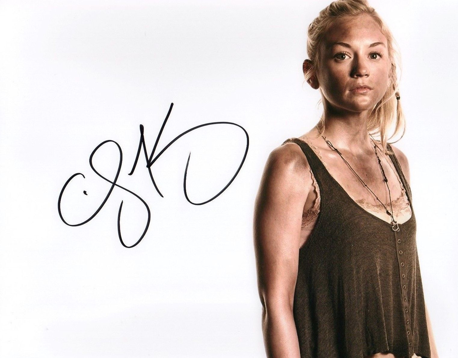 EMILY KINNEY - THE WALKING DEAD AUTOGRAPHED SIGNED A4 PP POSTER Photo Poster painting PRINT 4