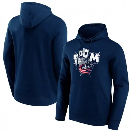 Men's Columbus Blue Jackets Navy Hometown Graphic Hoodie ON7W