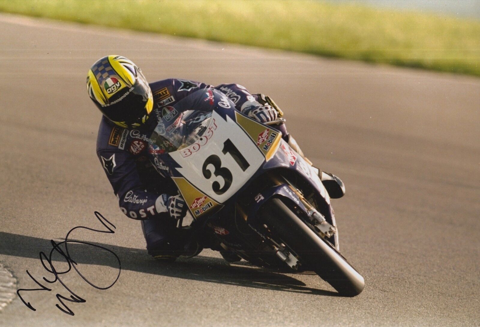 Niall Mackenzie Hand Signed 12x8 Photo Poster painting Superbikes 4.