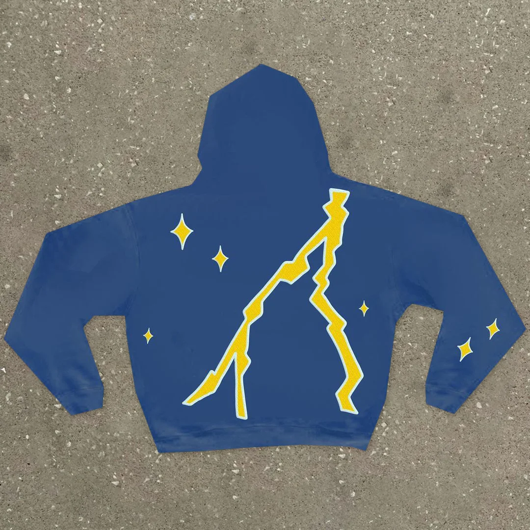 Lightning skull hoodie