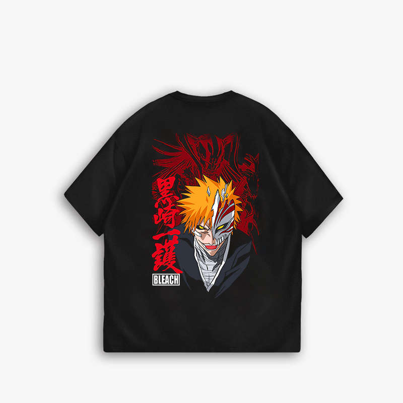 Bleach Bankai Printed Men's Oversized T-shirts